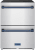 Stainless Steel with Blue Trim