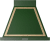 Emerald Green, Brass Trim