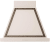 Antique White, Burnished Trim