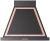 Glossy Black, Copper Trim