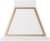 White, Brass Trim
