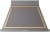 Matte Graphite, Brass Trim