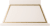 Antique White, Brass Trim