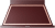 Burgundy, Copper Trim