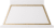 White, Brass Trim