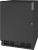 Black, Left Hinge with Lock