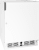 White, Right Hinge with Lock