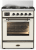 Antique White; Burnished; Natural Gas
