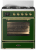 Emerald Green; Brass; Natural Gas