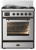 Stainless Steel; Burnished; Natural Gas