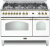 White Pearl with Brass Trim
