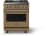 Golden Hour with Brushed Brass Trim, Natural Gas