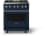 Slate Blue with Polished Chrome Trim, Natural Gas