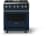 Slate Blue with Brushed Brass Trim, Liquid Propane