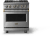 Stainless Steel with Brushed Brass Trim, Natural Gas
