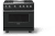 Antique Bronze with Polished Chrome Trim, Natural Gas