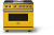 Daffodil with Polished Chrome Trim, Natural Gas