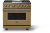 Golden Hour with Brushed Brass Trim, Natural Gas