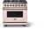 Blush with Brushed Brass Trim, Natural Gas