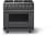 Cast Black with Brushed Brass Trim, Natural Gas