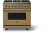 Golden Hour with Brushed Brass Trim, Natural Gas