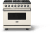 Pure White with Polished Chrome Trim, Natural Gas