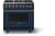 Slate Blue with Brushed Brass Trim, Natural Gas