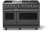 Cast Black with Brushed Brass Trim, Natural Gas