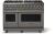 Damascus Gray with Brushed Brass Trim, Natural Gas