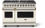 Pure White with Brushed Brass Trim, Liquid Propane