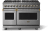 Stainless Steel with Brushed Brass Trim, Natural Gas