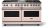 Blush with Polished Chrome Trim, Liquid Propane