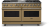 Golden Hour with Brushed Brass Trim, Natural Gas
