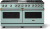 Splash with Brushed Brass Trim, Natural Gas