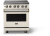 Pure White with Brushed Brass Trim