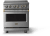 Stainless Steel with Brushed Brass Trim