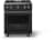 Antique Bronze with Polished Chrome Trim, Natural Gas