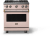 Blush with Brushed Brass Trim, Natural Gas