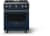 Slate Blue with Brushed Brass Trim, Liquid Propane