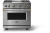 Stainless Steel with Brushed Brass Trim, Liquid Propane