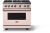 Blush with Brushed Brass Trim, Natural Gas