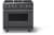 Cast Black with Polished Chrome Trim, Liquid Propane