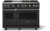 Antique Bronze with Brushed Brass Trim, Natural Gas