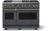 Cast Black with Brushed Brass Trim, Natural Gas