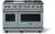 November Sky with Brushed Brass Trim, Natural Gas