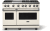 Pure White with Polished Chrome Trim, Natural Gas