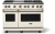 Pure White with Brushed Brass Trim, Liquid Propane
