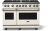 Pure White with Polished Chrome Trim, Natural Gas