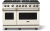 Pure White with Brushed Brass Trim, Liquid Propane