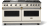 Pure White with Brushed Brass Trim, Liquid Propane